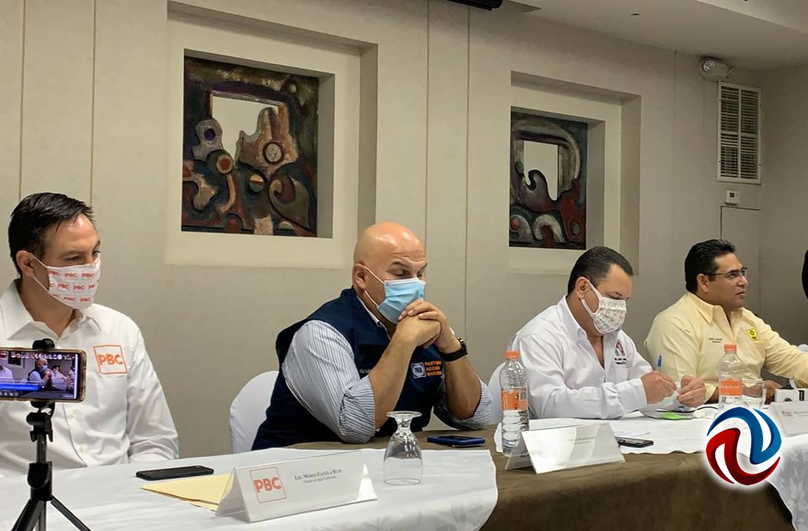 PAN-PRI-PRD-PES y PBC firman intención de alianza 