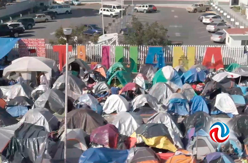 Albergues y grupos alientan a migrantes a mantenerse en El Chaparral 