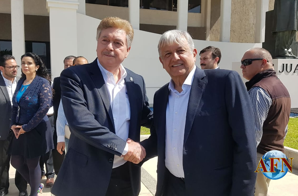 Llega AMLO a Tijuana