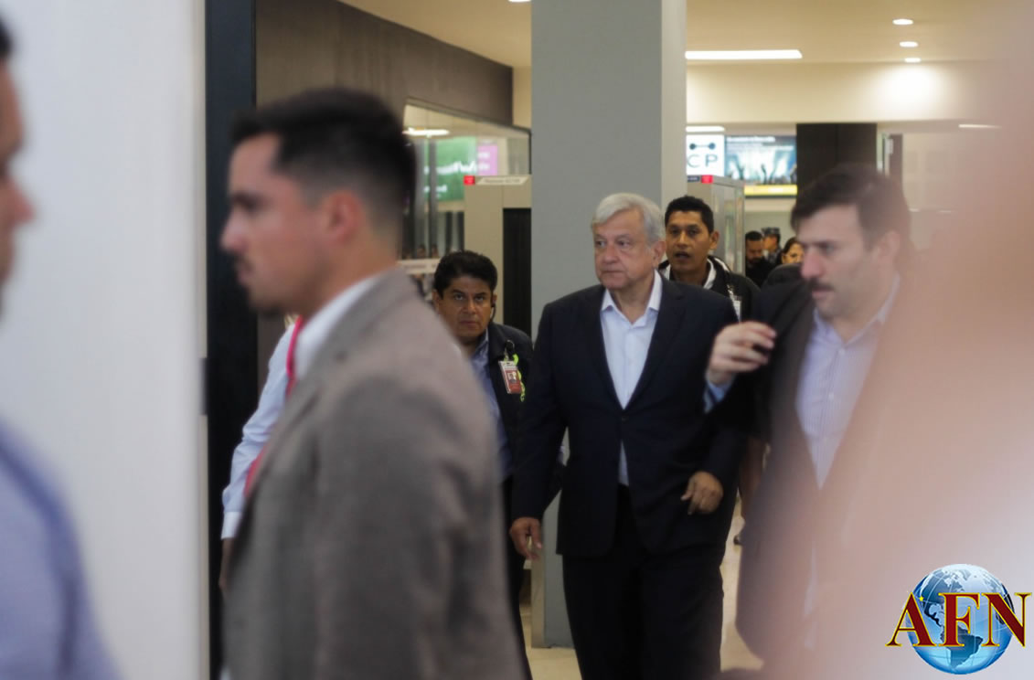 Llega AMLO a Tijuana