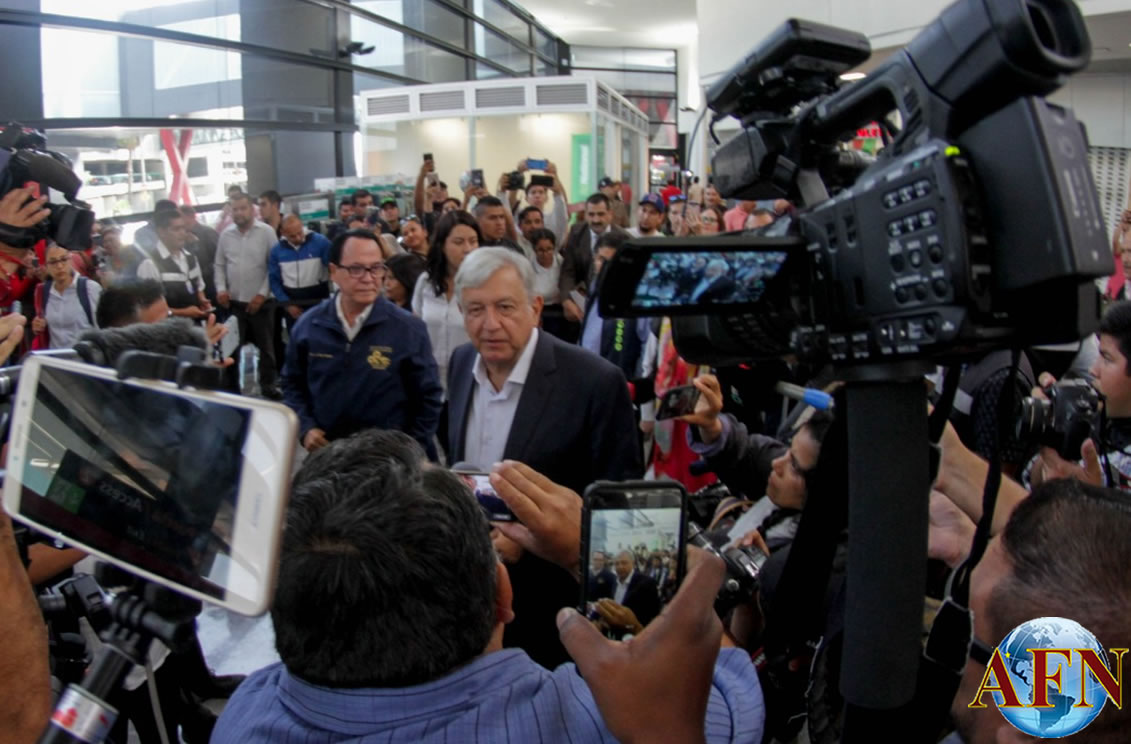 Llega AMLO a Tijuana