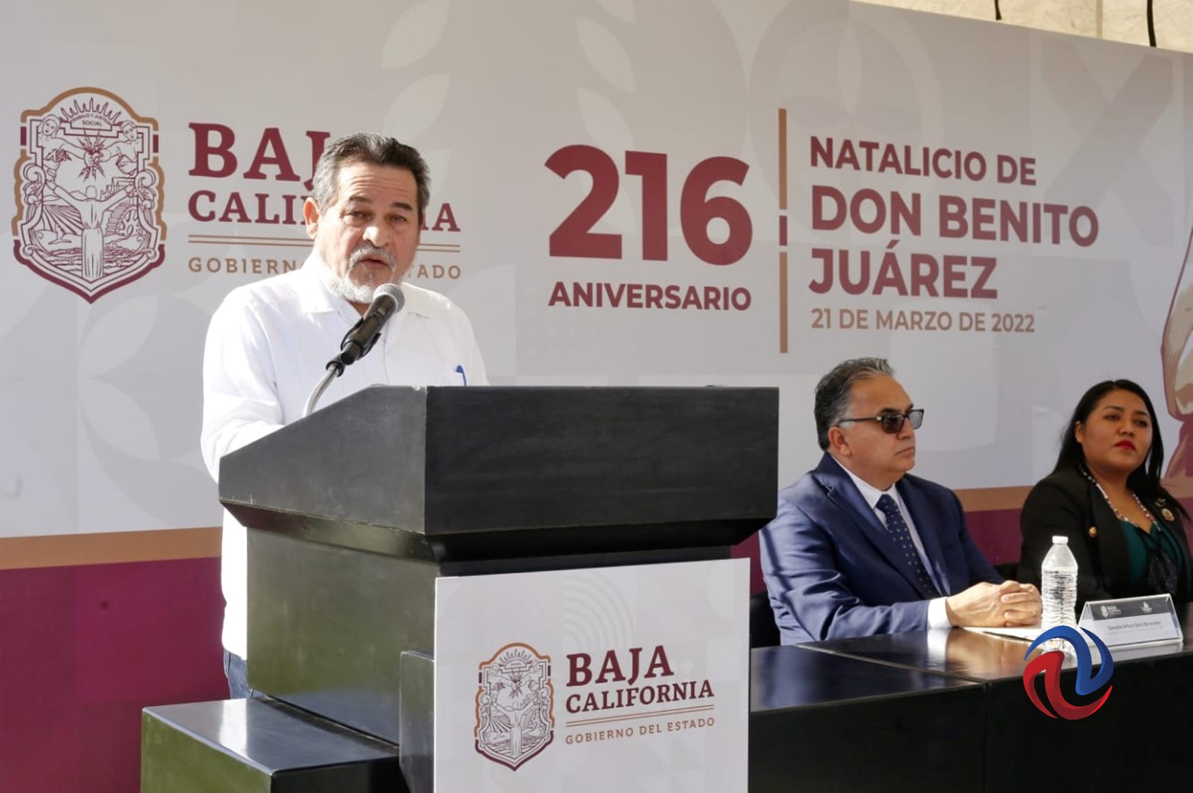 Conmemoraron el 216 aniversario del natalicio de Benito Juárez