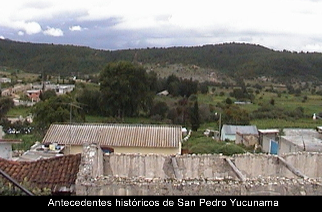 Antecedentes históricos de San Pedro Yucunama