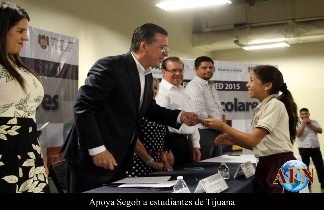 Apoya Segob a estudiantes de Tijuana