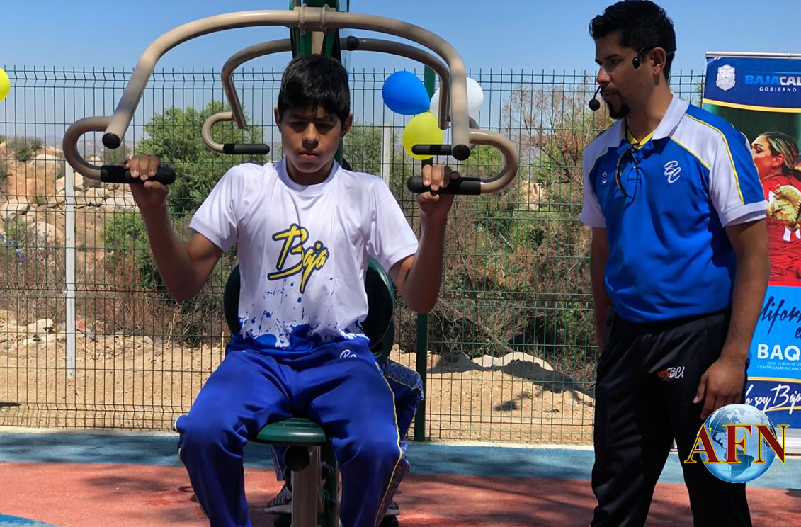Inauguran área deportiva en Parque Santa Anita
