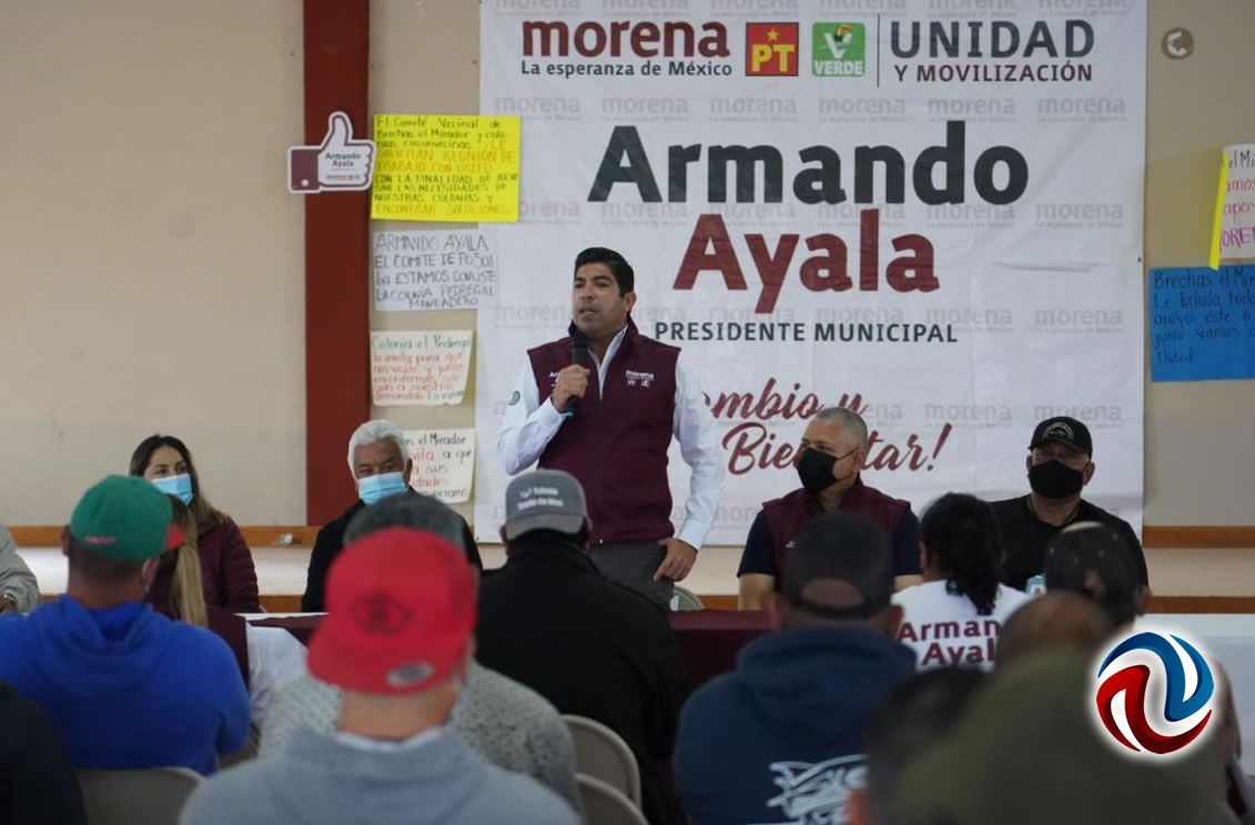 Ayala refrenda su respeto a la comunidad Esteban Cantú