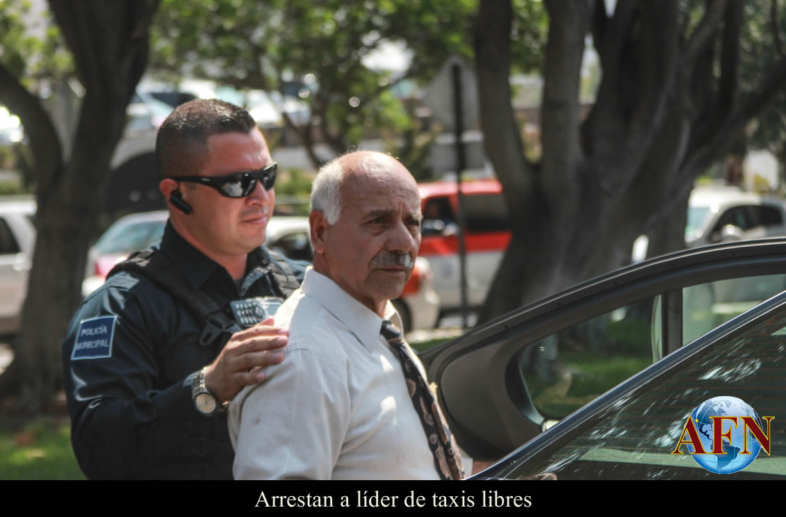 Arrestan a líder de taxis libres
