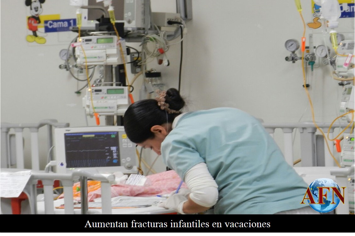 Aumentan fracturas infantiles en vacaciones