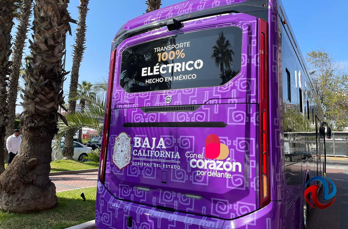 Pondrán a prueba autobús eléctrico en transporte público de Tijuana