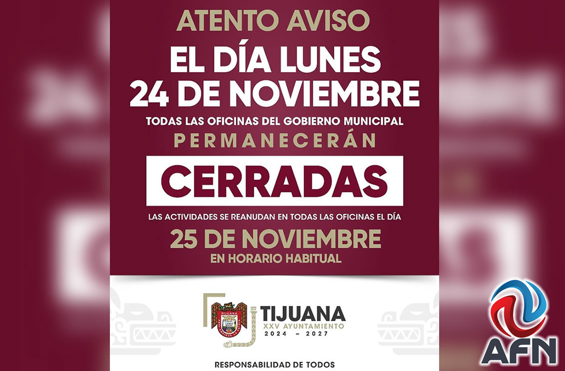 Cerrará Palacio el lunes por ¡El Día internacional del Hombre!