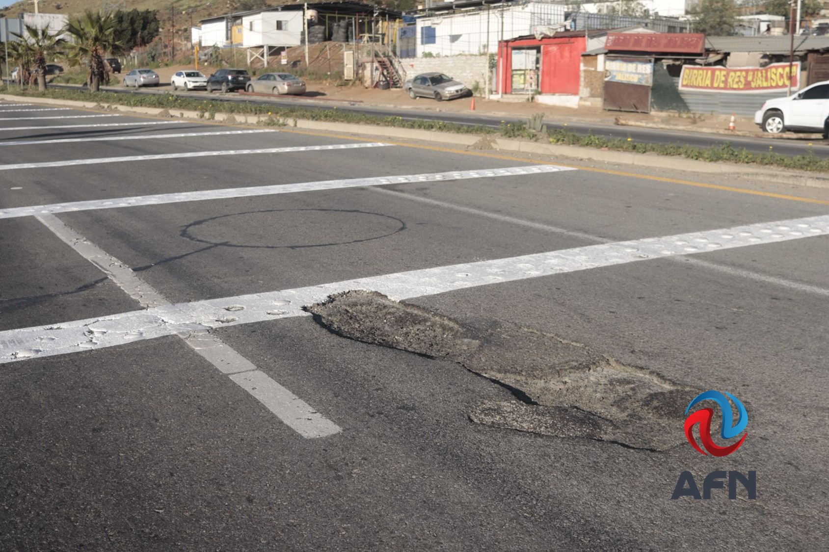 Denuncian malas condiciones de la carretera libre Tecate-Tijuana
