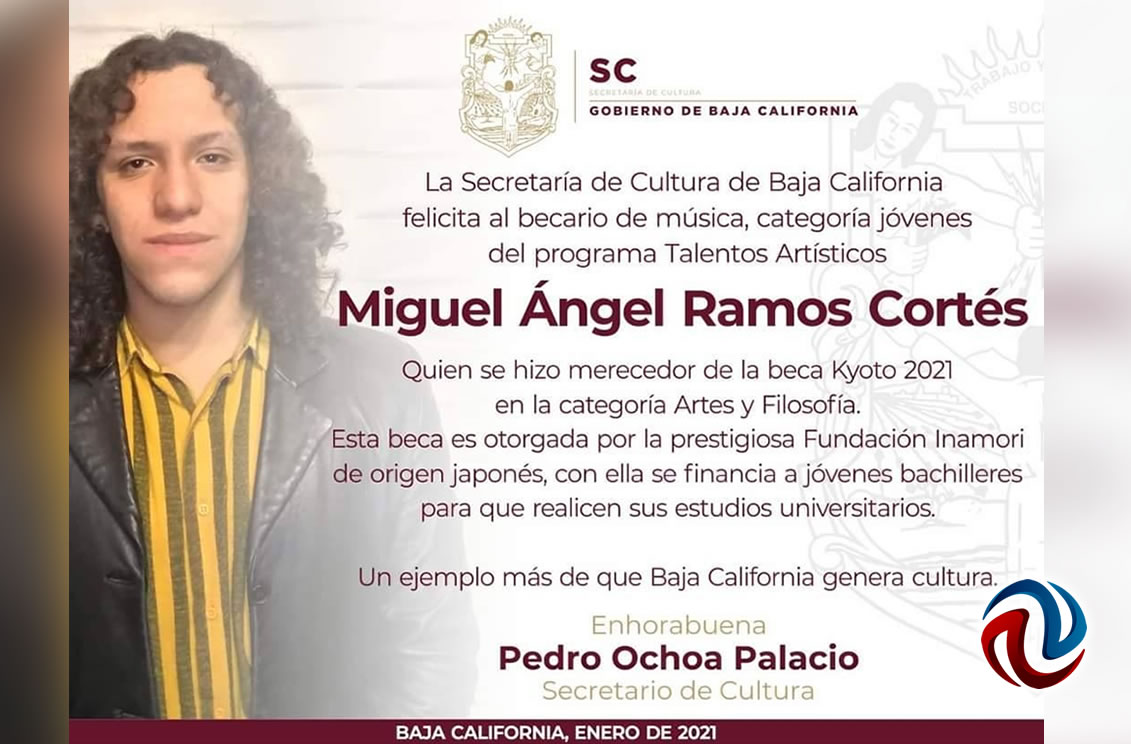 Estudiante de la Lázaro en Tijuana gana Beca Kyoto 