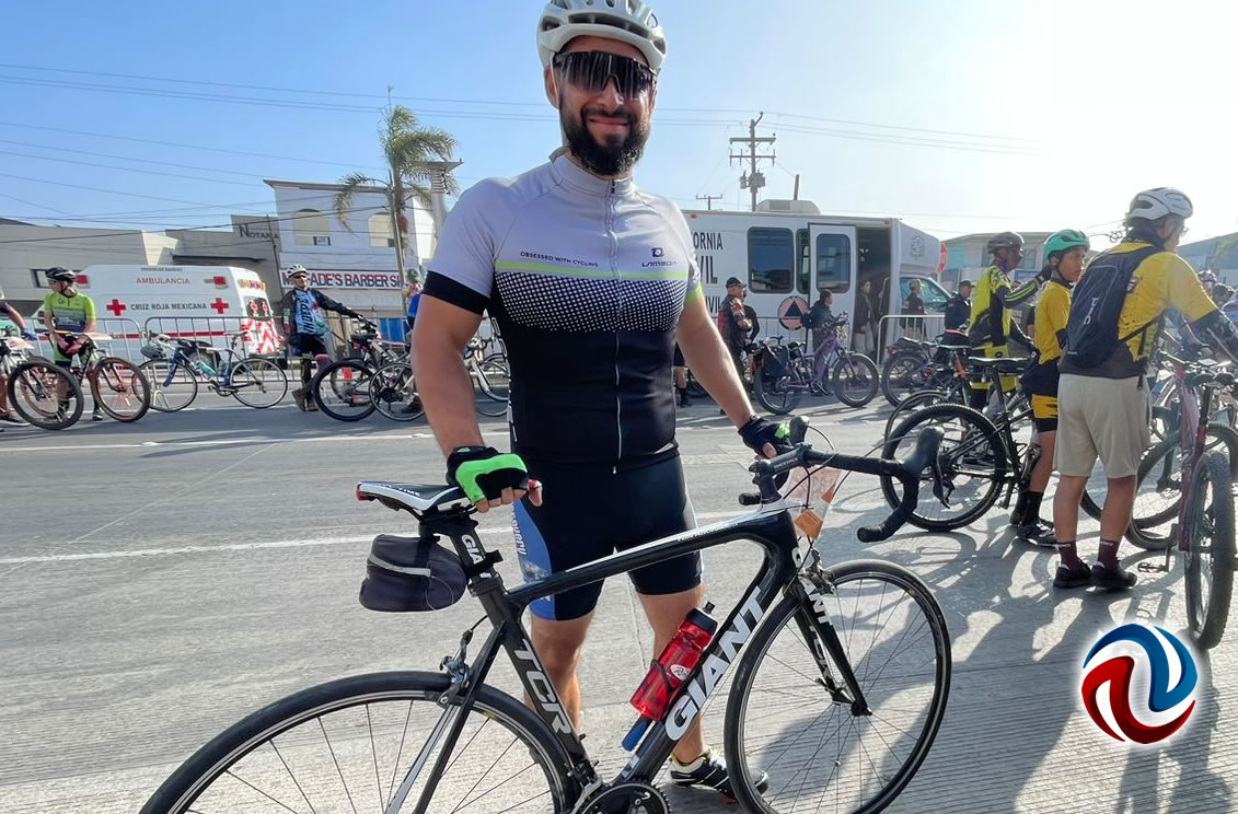 Realizan el tradicional Paseo Ciclista Rosarito-Ensenada
