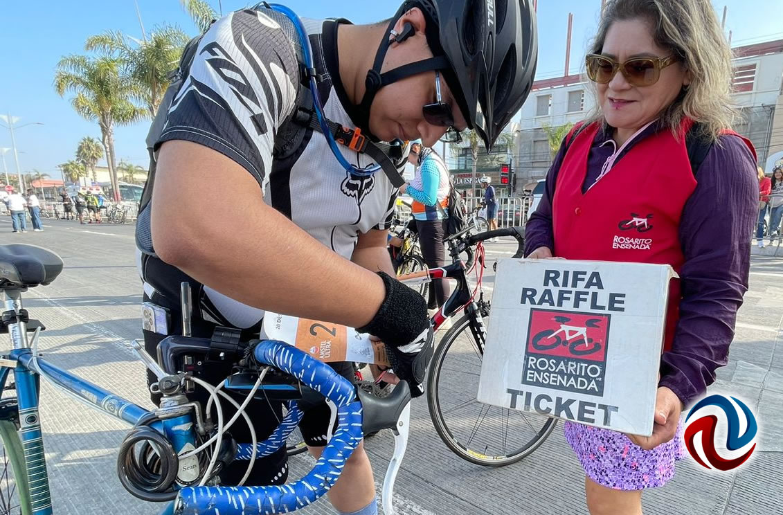 Realizan el tradicional Paseo Ciclista Rosarito-Ensenada