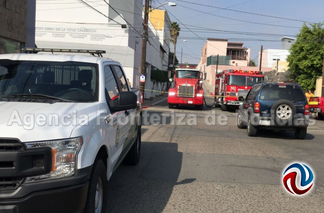 Se registra fuerte fuga de gas en Tijuana; Evacúan a centenares de alumnos