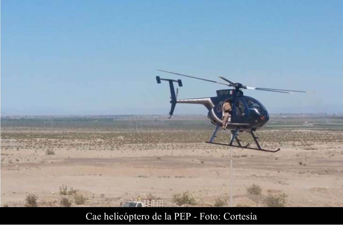 Cae helicóptero de la PEP; cuatro mueren