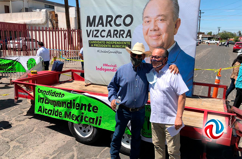 Marco Vizcarra se registró como candidato independiente para la alcaldía