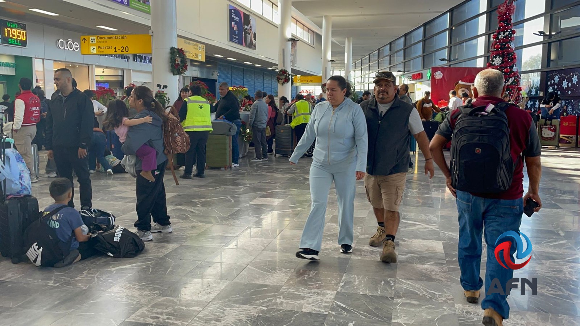 Caos en el aeropuerto de Tijuana por cancelación de vuelos 