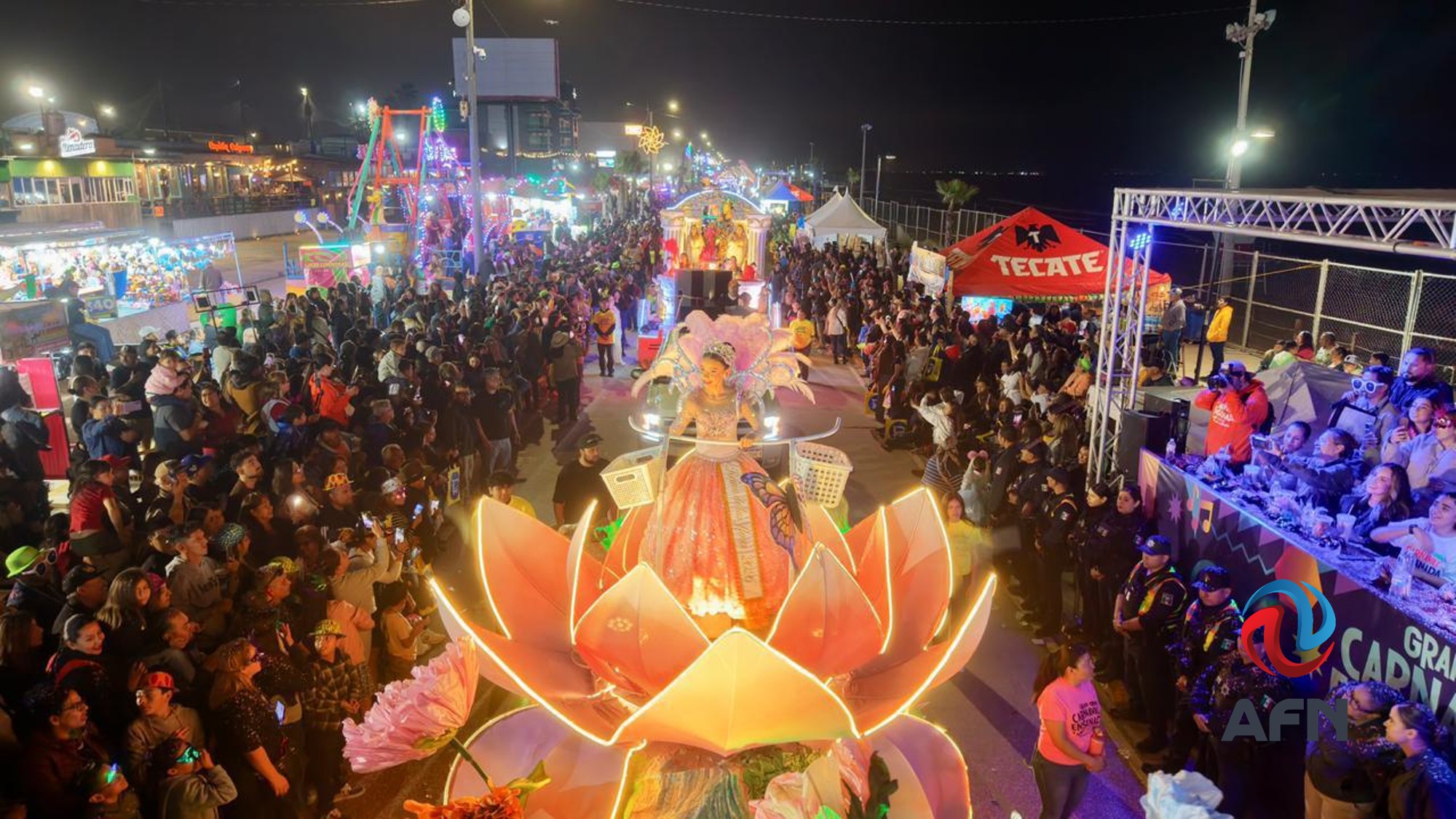 Carnaval de Ensenada registró más de 50 mil asistentes ayer