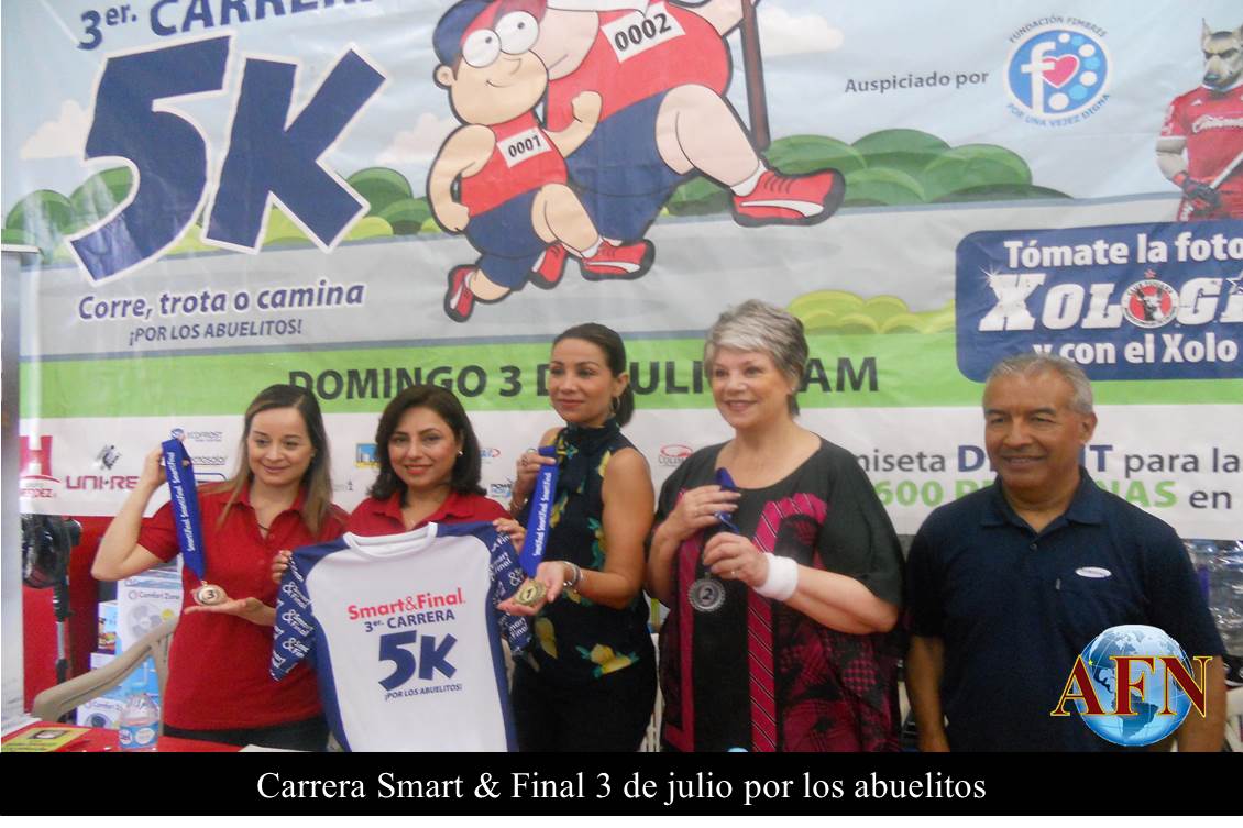 Carrera Smart & Final 3 de julio por los abuelitos