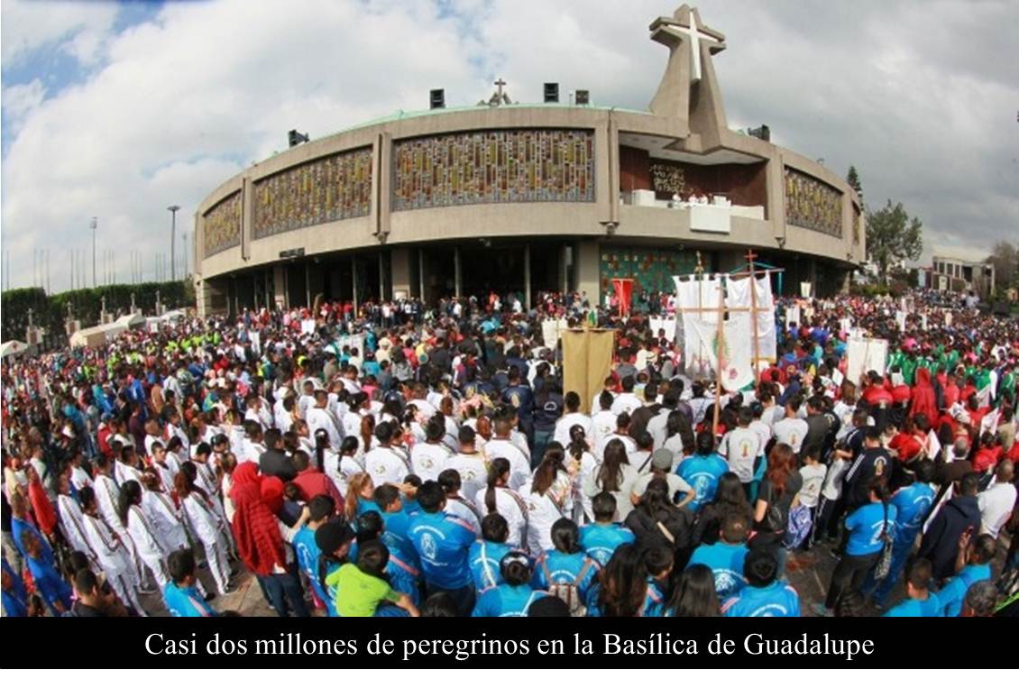 Esperan dos millones de peregrinos en la Basílica 