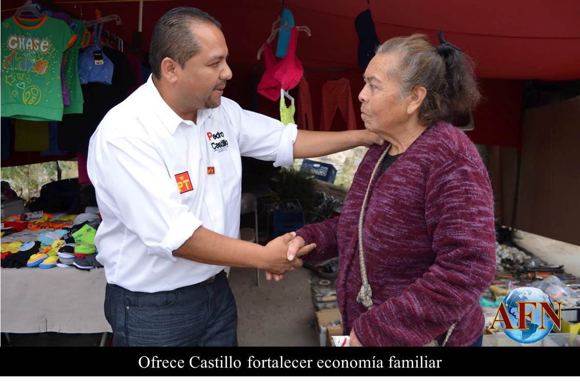 Ofrece Castillo fortalecer economía familiar