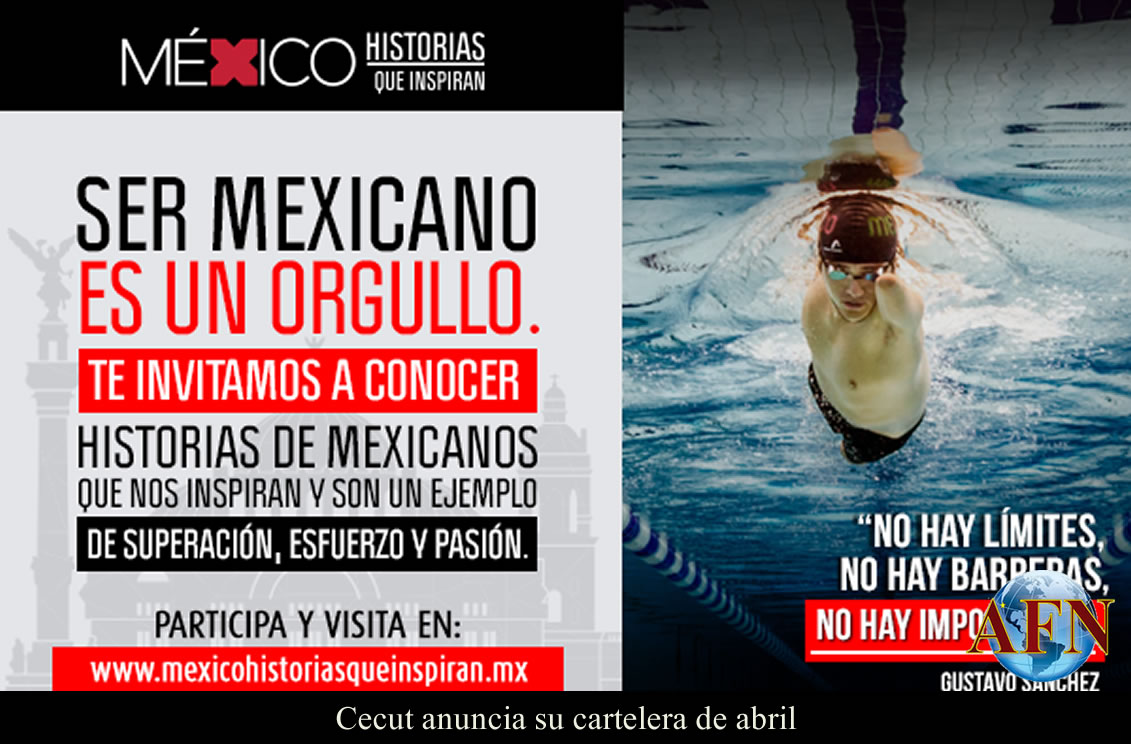 Cecut anuncia su cartelera de abril