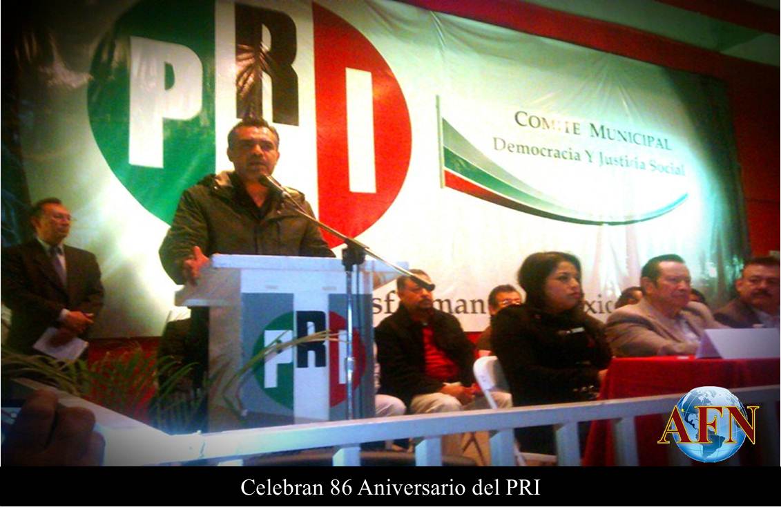 Celebran 86 Aniversario del PRI