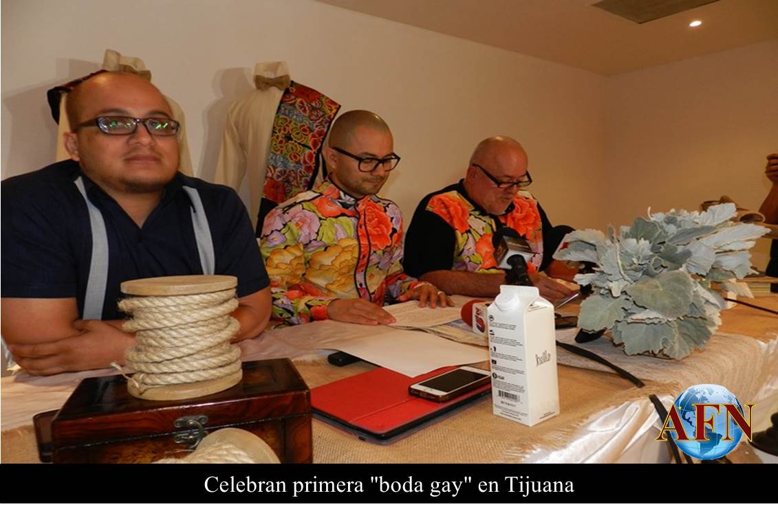 Celebran primera boda gay en Tijuana