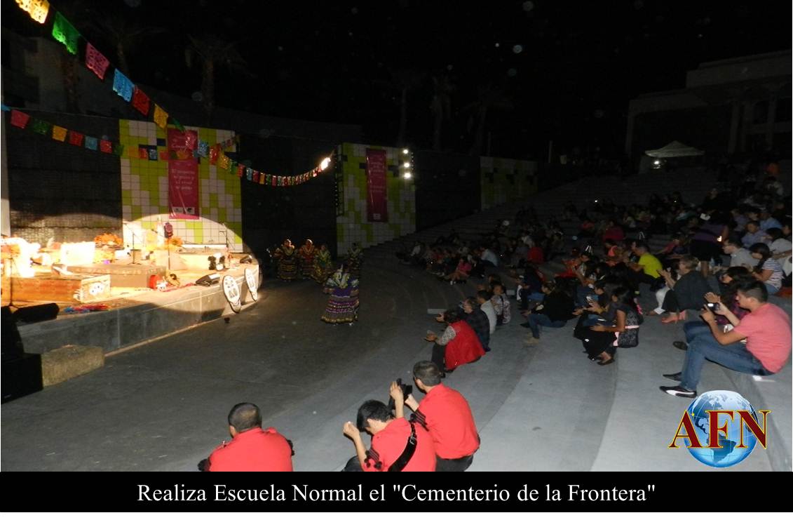 Realiza Escuela Normal el Cementerio de la Frontera