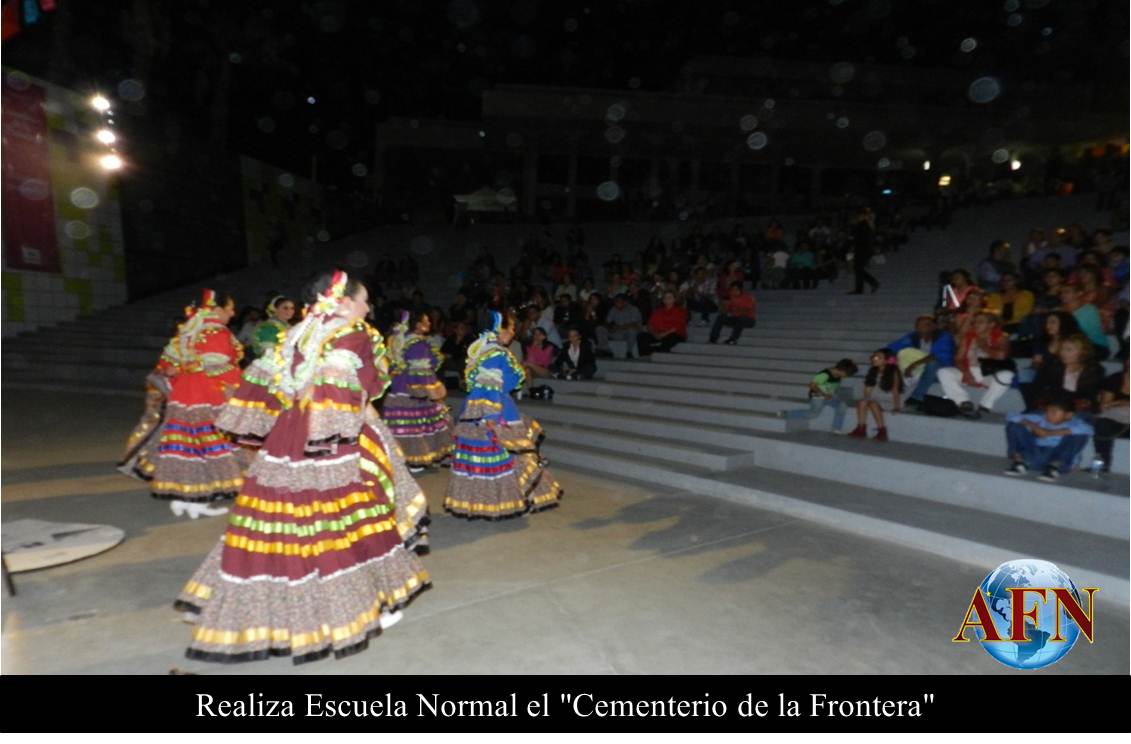 Realiza Escuela Normal el Cementerio de la Frontera