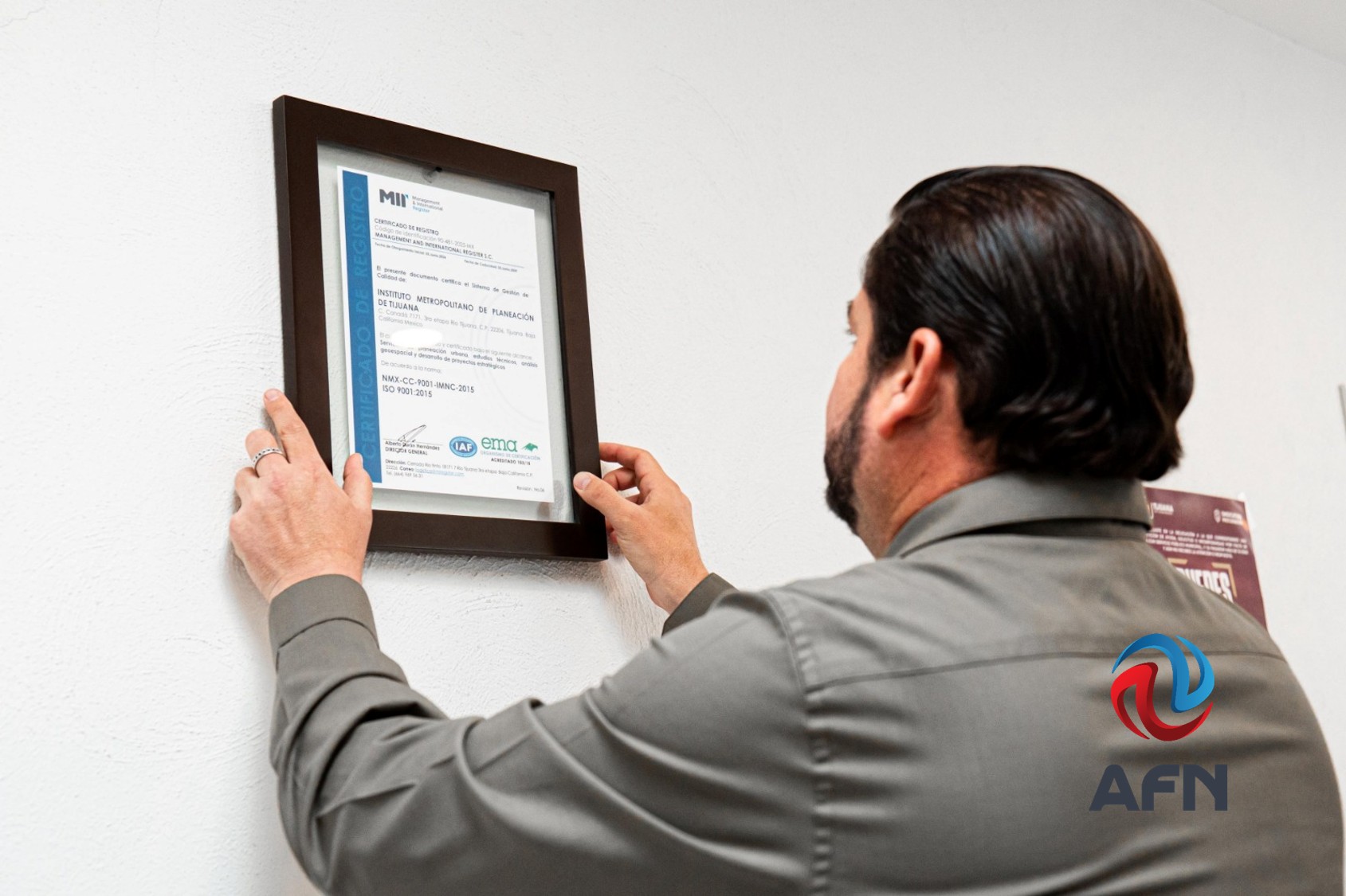 Otorgan certificación internacional ISO 9001:2015 al IMPLAN