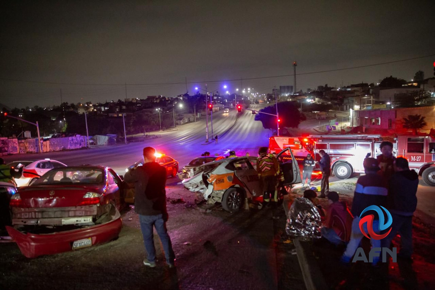 Carambola en el bulevar Casablanca deja siete lesionados