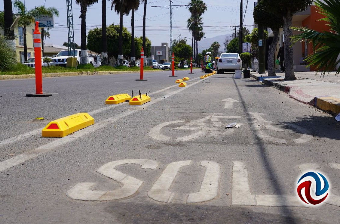 Ciclovía en calles de Ensenada genera controversia