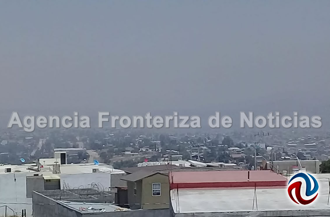 Se oscurece el cielo de Tijuana por serie de incendios