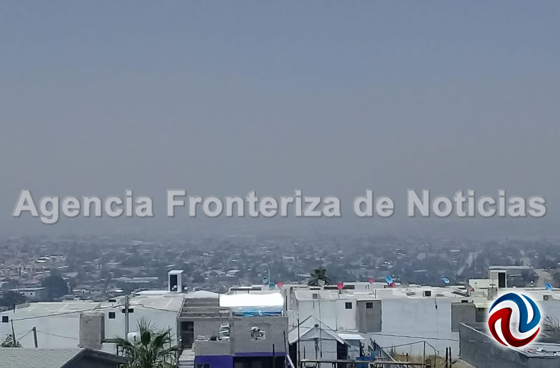 Se oscurece el cielo de Tijuana por serie de incendios