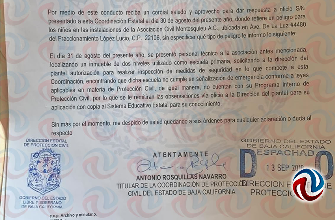 Clausura Ayuntamiento escuela primaria 