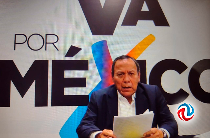 Anuncian coalición Va por México, PRI, PAN y PRD