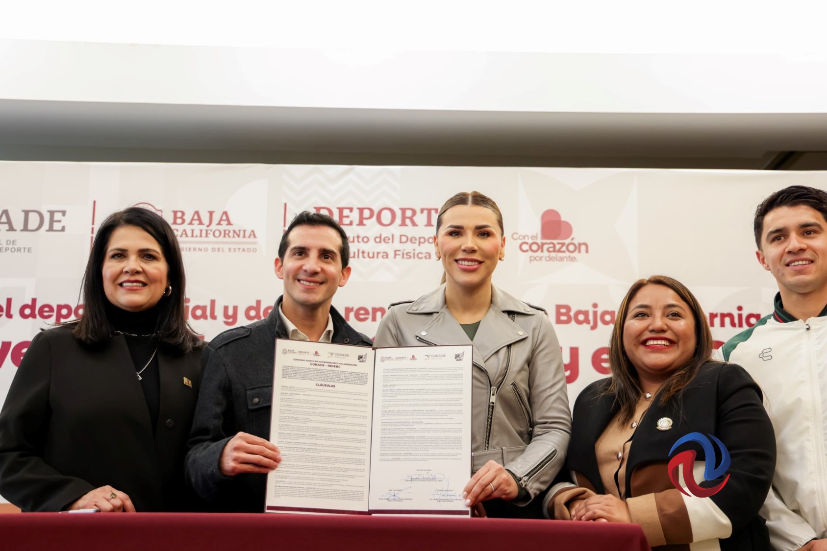 Estado y CONADE firman convenio para impulsar el deporte