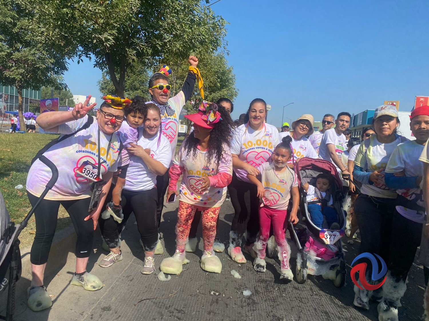 Diez mil personas corrieron con color en Tijuana