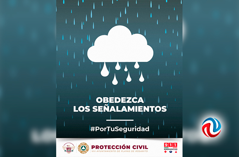 Piden precaución a la población ante pronósticos de lluvias
