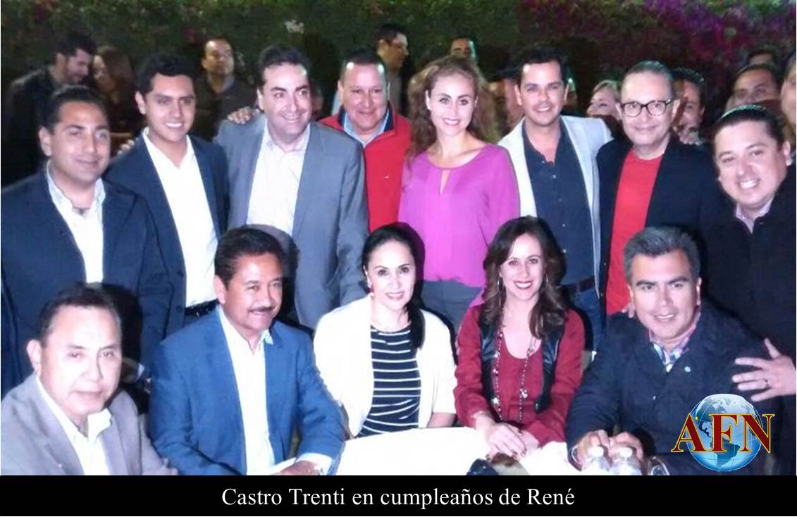 Castro Trenti en cumpleaños de René