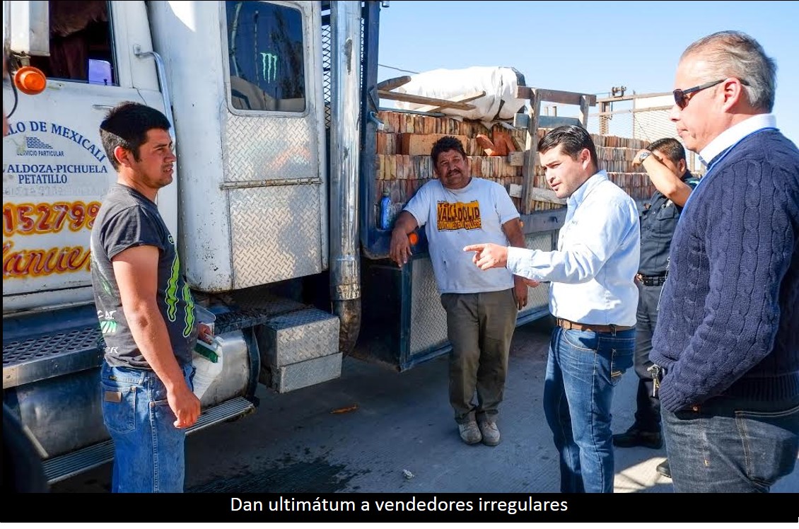Dan ultimátum a vendedores irregulares