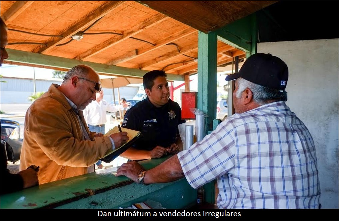 Dan ultimátum a vendedores irregulares