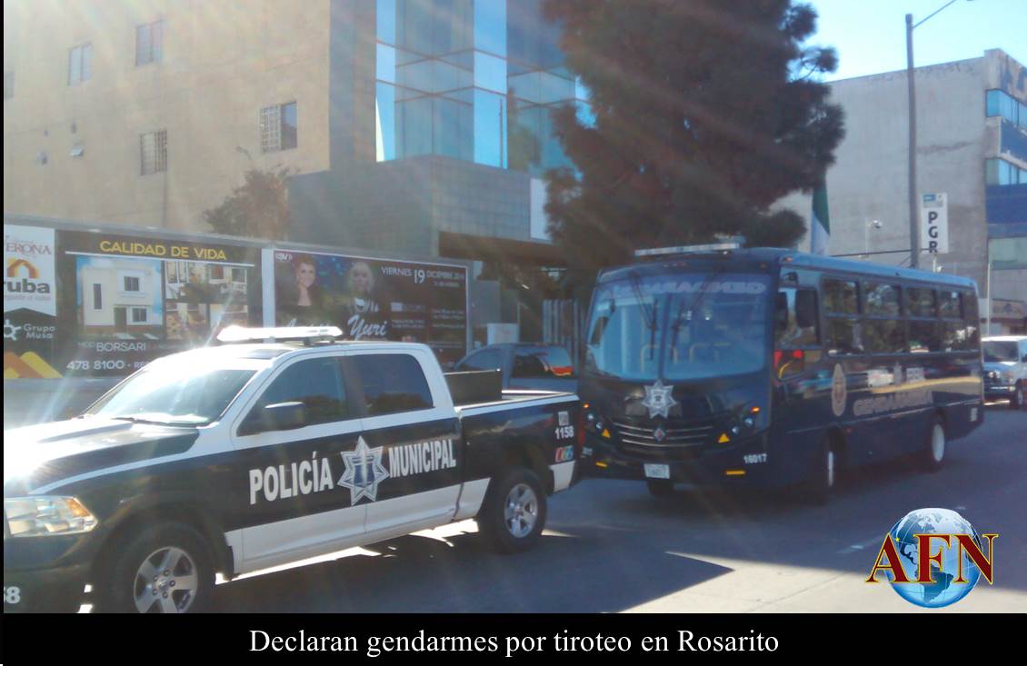 Declaran gendarmes por tiroteo en Rosarito