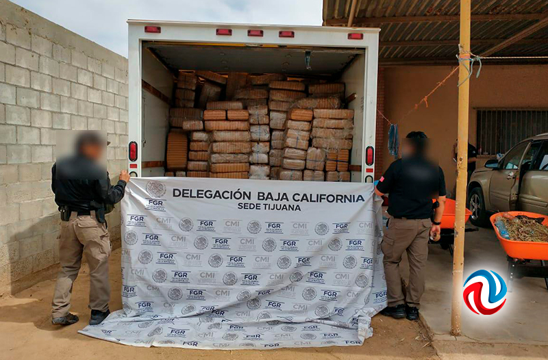 Decomisaron casi diez toneladas de drogas en Tijuana