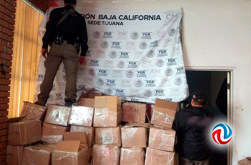 Decomisaron casi diez toneladas de drogas en Tijuana