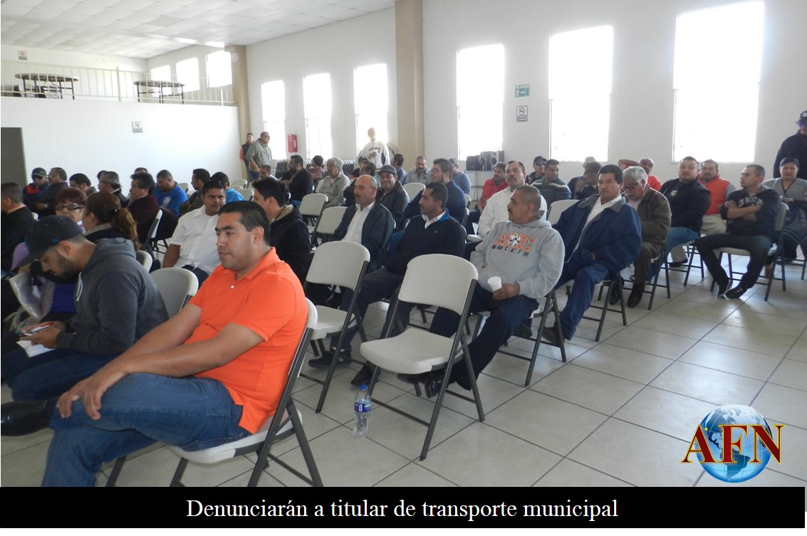 Denunciarán a titular de transporte municipal