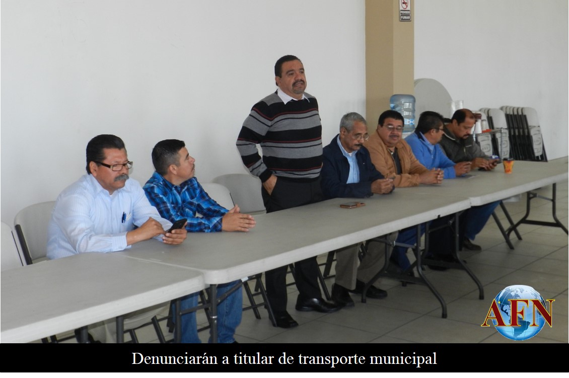 Denunciarán a titular de transporte municipal