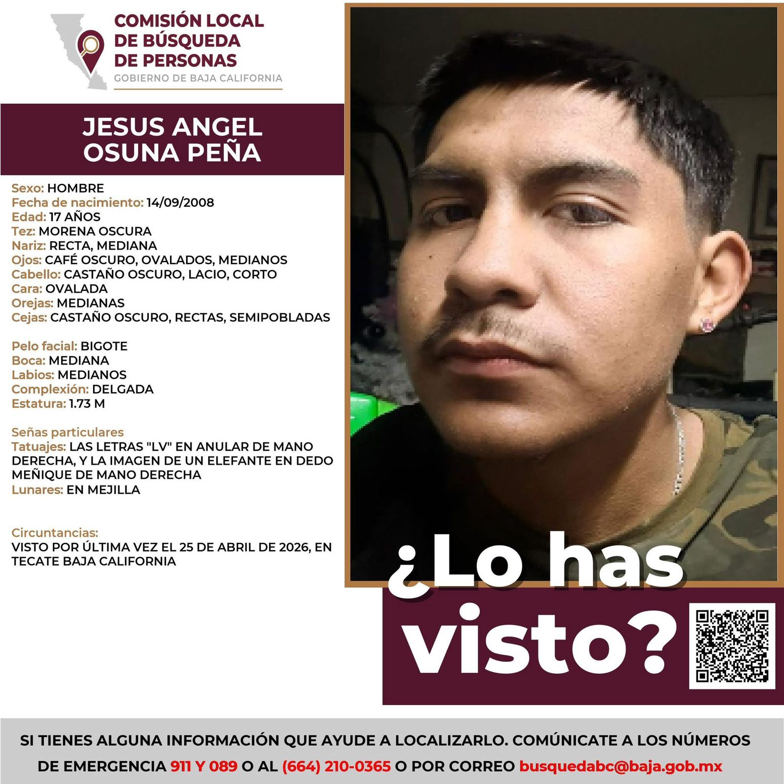 Al menos siete menores de Tijuana y Tecate han desaparecido en una semana